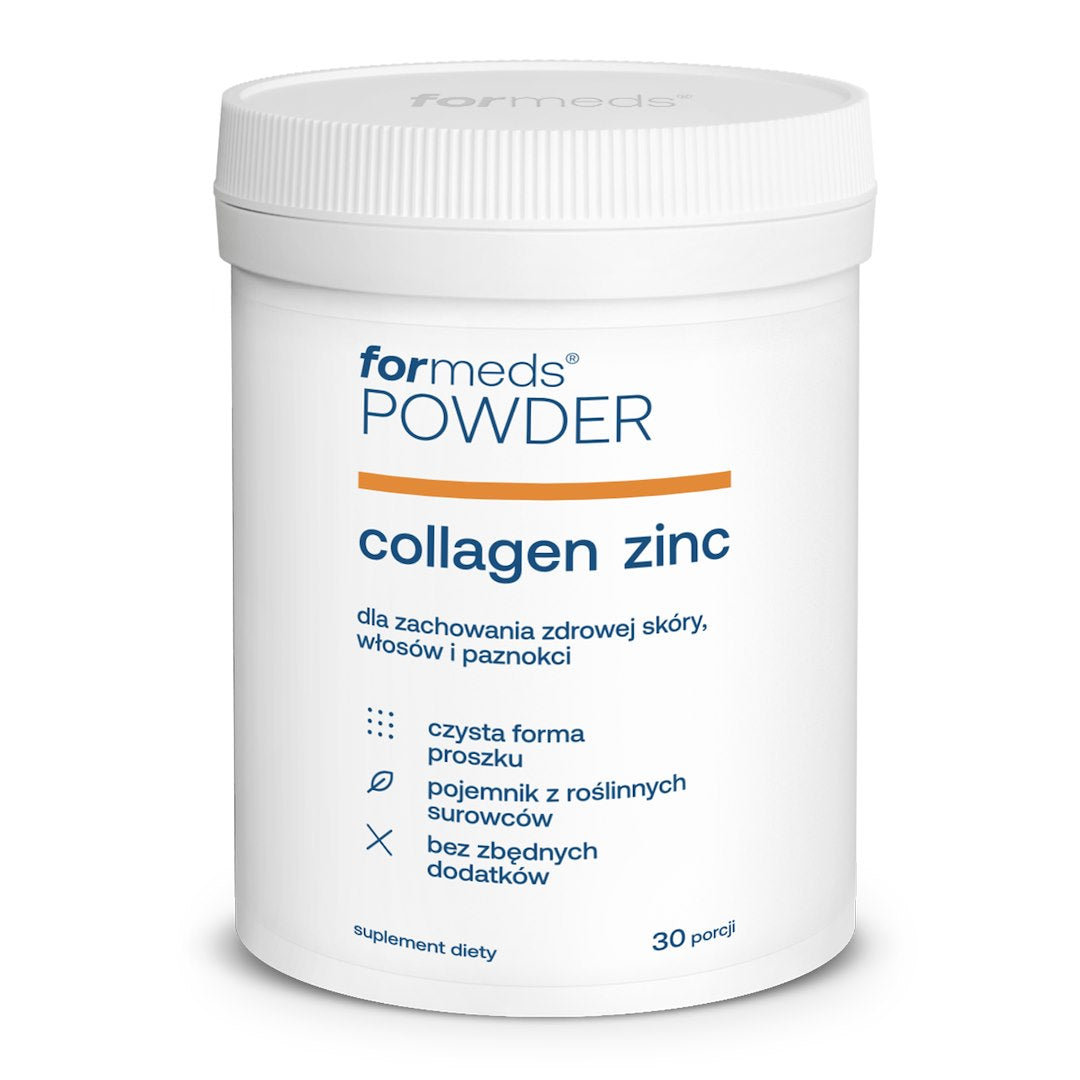 ForMeds Powder COLLAGEN ZINC Collagène et zinc 30 portions DDM: 11-2026