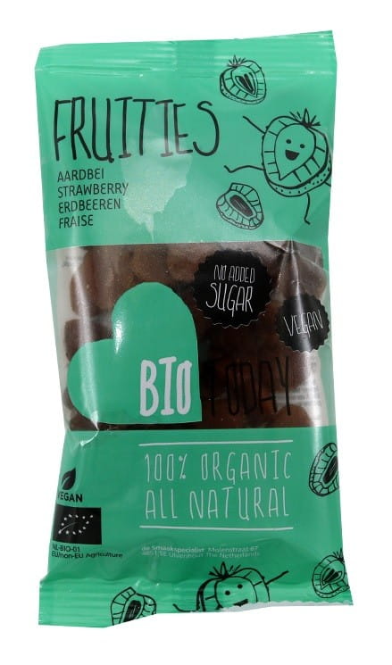 Bonbons saveur fraise BIO 50 g - BIOTODAY
