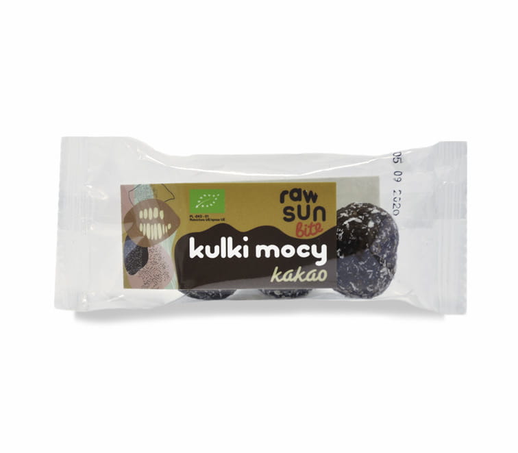Cacao BIO 39 g billes de cacao - RAW SUN BITE