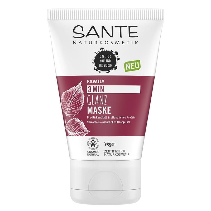 Masque capillaire brillance feuille de bouleau et protéines végétales éco 100 ml - SANTE