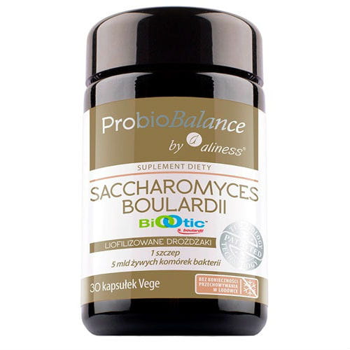 Probiobalance saccharomyces boulardii levure lyophilisée 1 souche 5 milliards de bactéries 30 gélules ALINESS