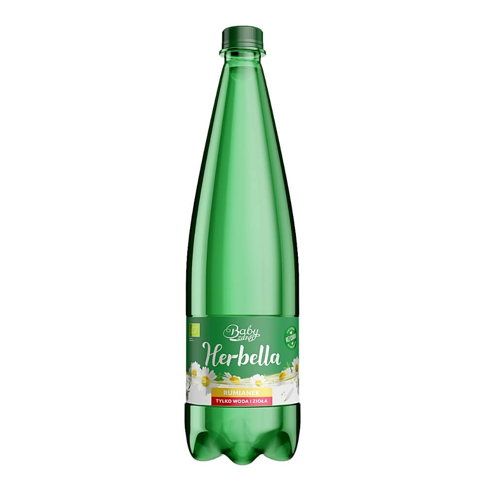 Eau pétillante au goût de camomille BIO 1000 ml - BABY ZDRÓJ HERBELLA