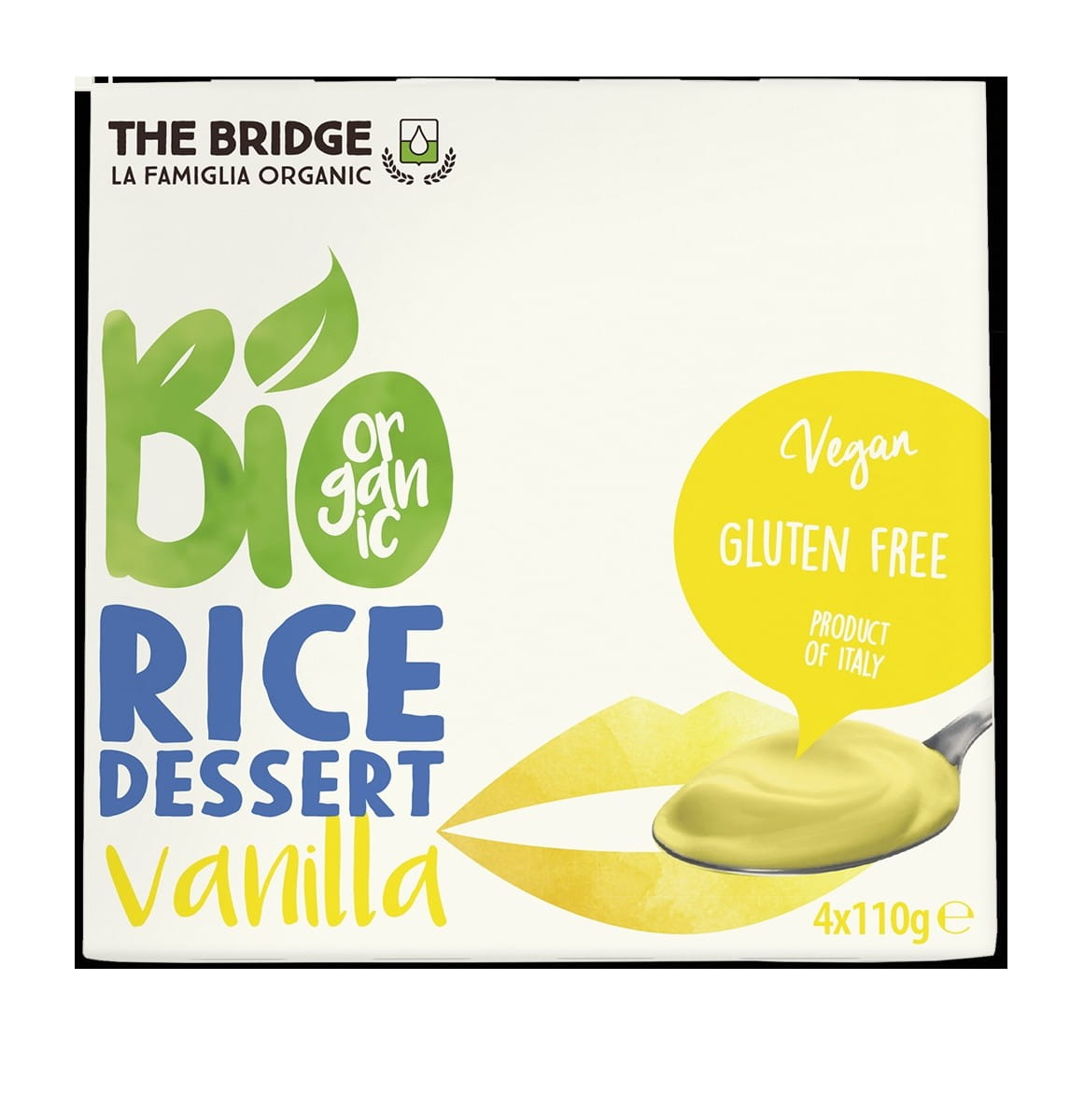 Dessert de riz à la vanille sans gluten 4x110g EKO LE PONT