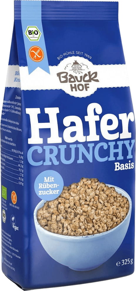 Croustillant d'avoine sans gluten BIO 325 g - BAUCK HOF