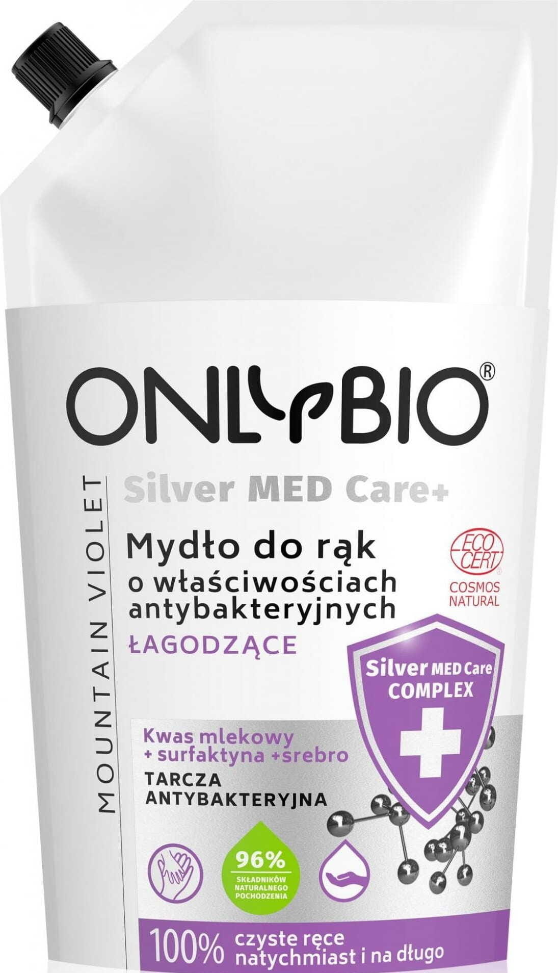 Savon apaisant pour les mains aux propriétés écologiques antibactériennes 500 ml - UNIQUEMENT BIO