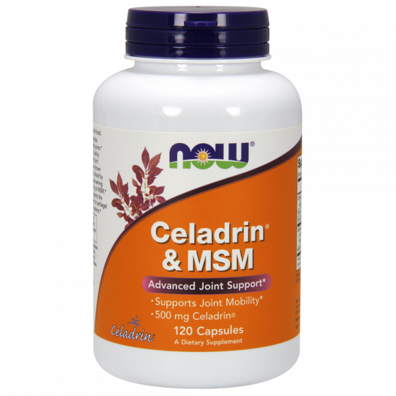 Celadrin 500 MG et MSM 100 MG 120 gélules NOW FOODS