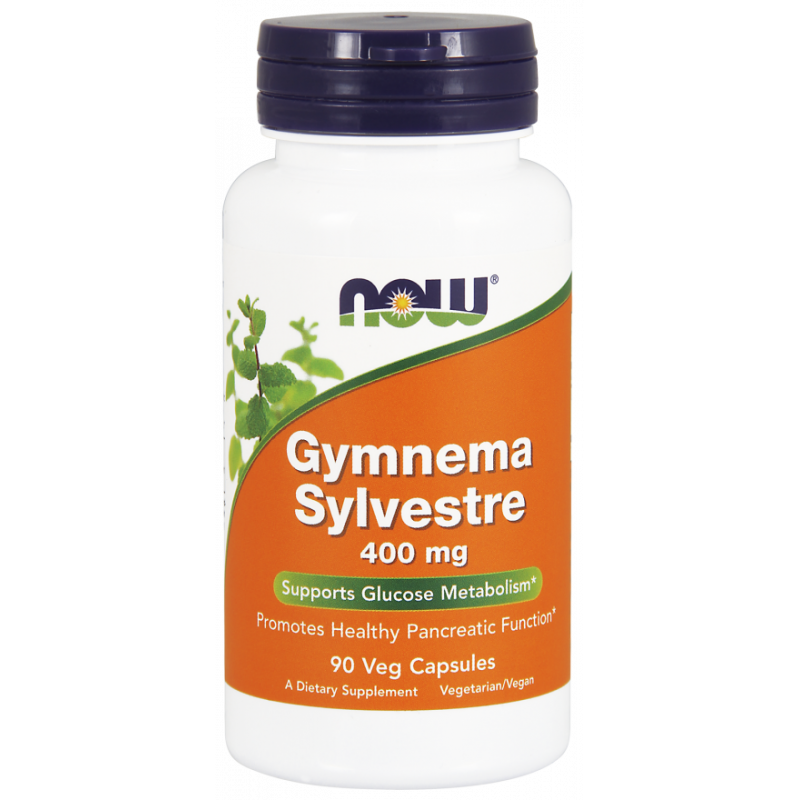 Gurmar aux herbes Gymnema Sylvestre 400 MG 90 gélules NOW FOODS