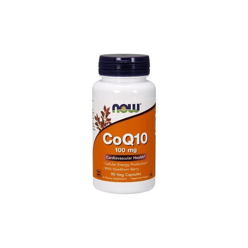 Coenzyme Q10 100 MG et aubépine 400 MG 90 gélules NOW FOODS