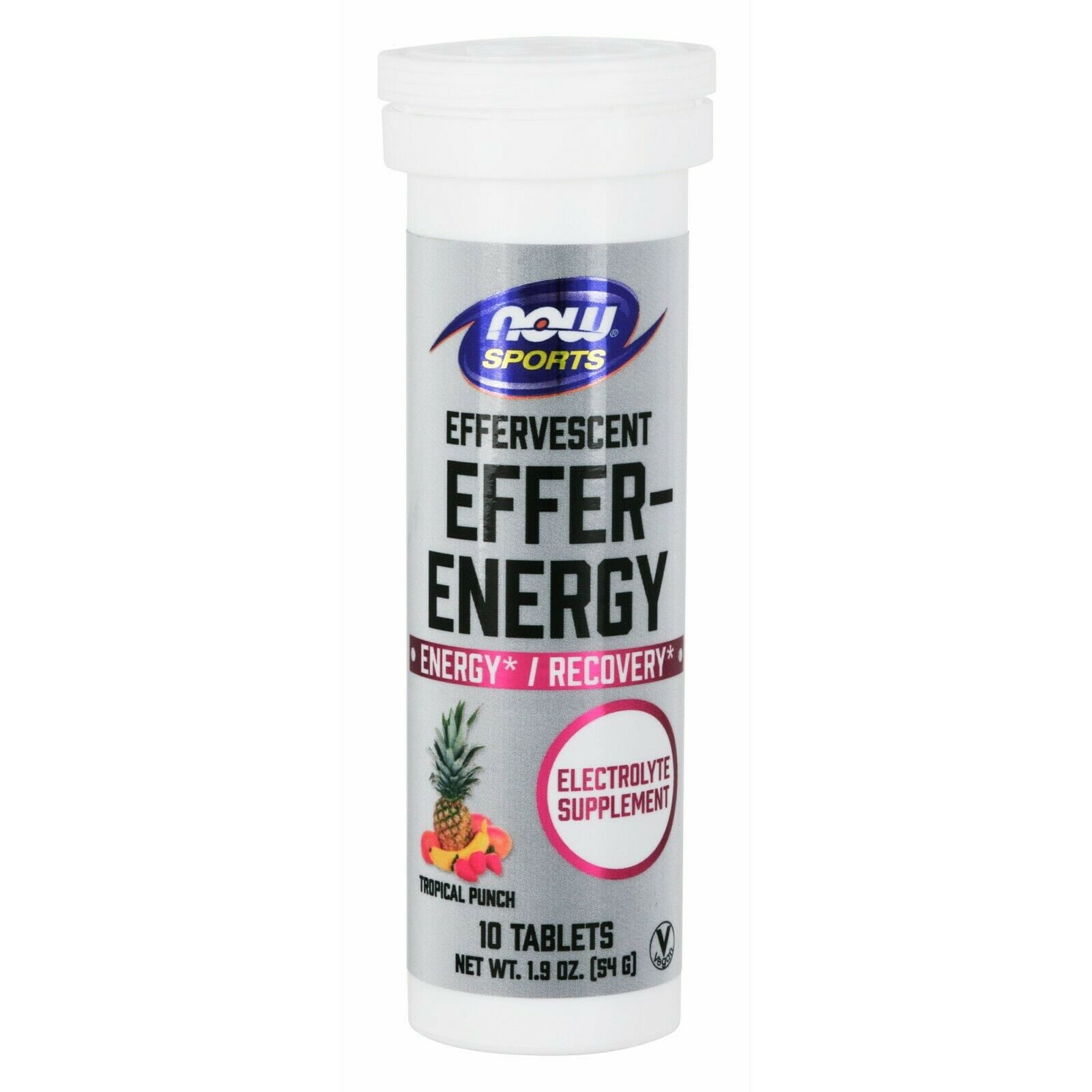 Efferenergy effervescent 10 comprimés NOW FOODS