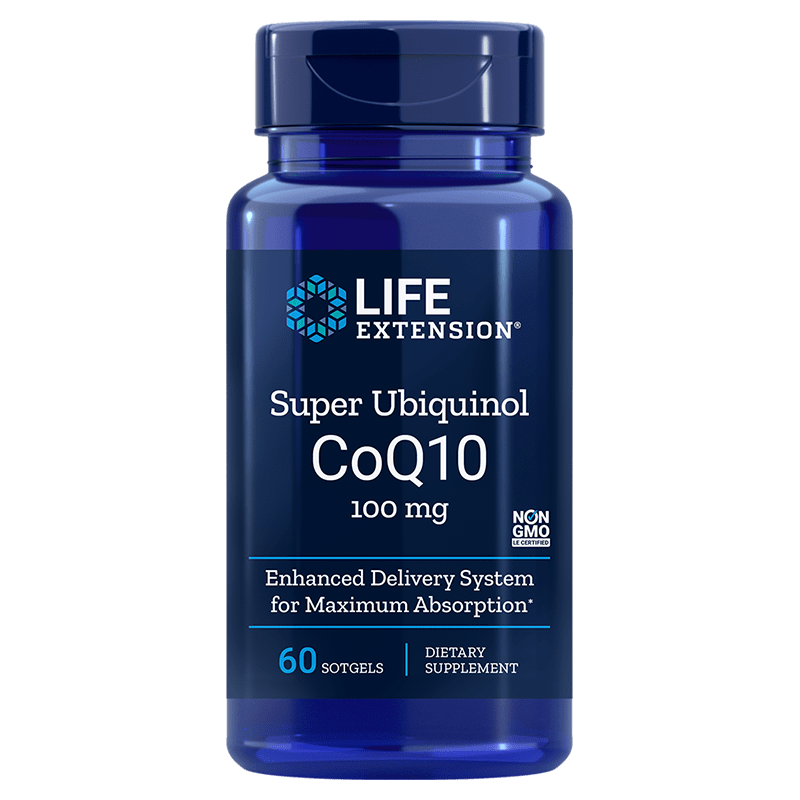 Super ubiqinol COQ10 100 MG 60 gélules PROLONGATION DE VIE