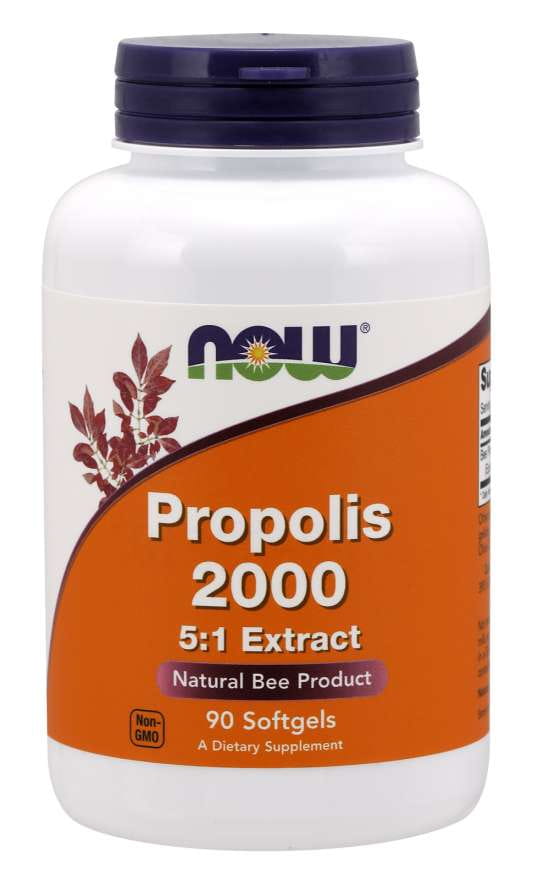 Propolis 2000 extrait 5 : 1 90 gélules NOW FOODS