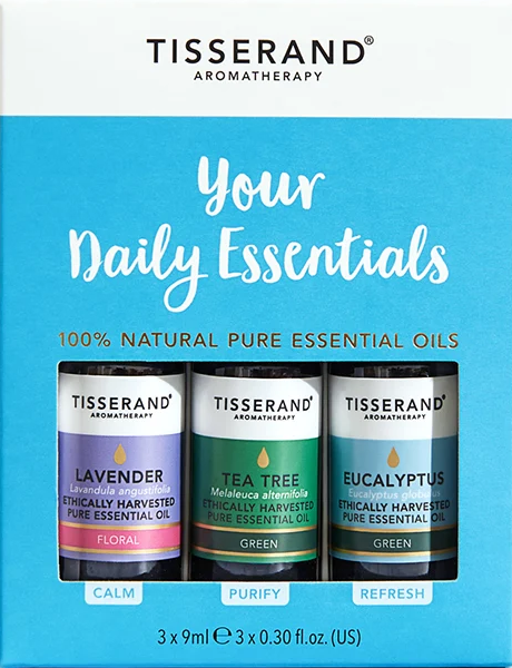 Trousse Huiles Essentielles 100% votre trousse d'essentiels du quotidien 3 x 9 ml TISSERAND