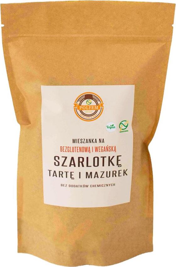 Mix pour tarte aux pommes sans gluten et vegan / tarte / mazurek / biscuits sablés 500g POLFEM