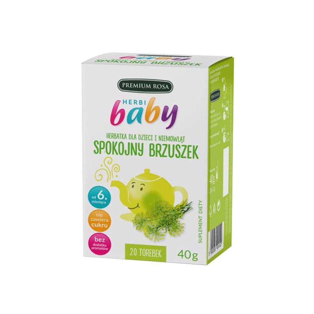 Tisane pour enfants et nourrissons, un ventre calme 20 sachets PREMIUM ROSA