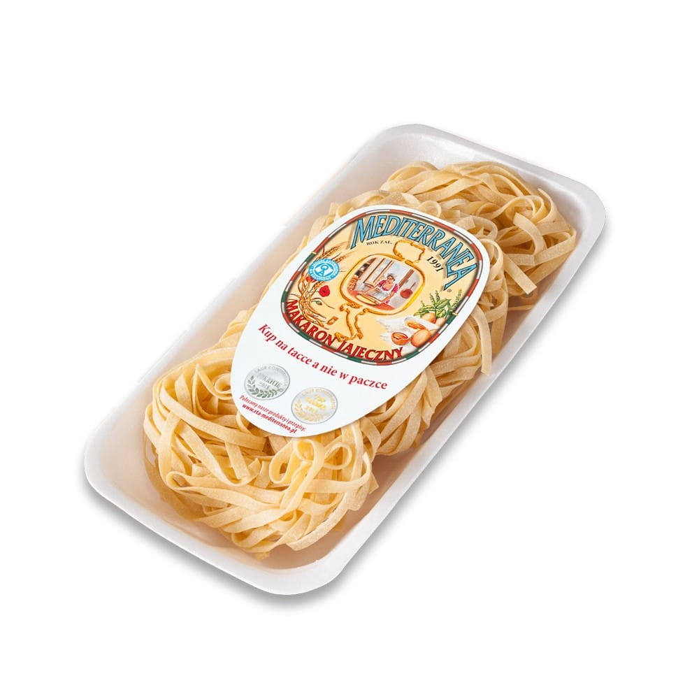 Nouilles aux œufs avec ruban, large 250 g