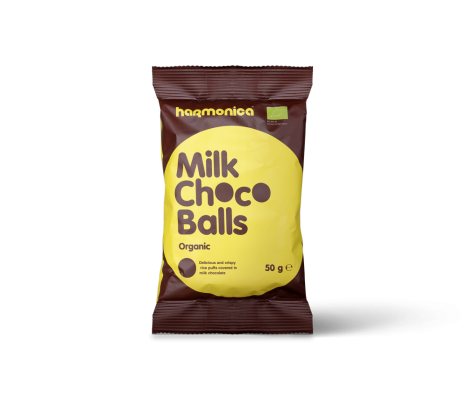 BOULES DE RIZ AU CHOCOLAT AU LAIT BIO 50 g - HARMONICA