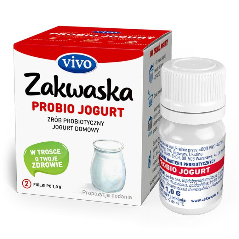 Yaourt maison proBIO yaourt cultures bactériennes vivantes Paquet probiotique 2 x 1g SOURCES VIVO