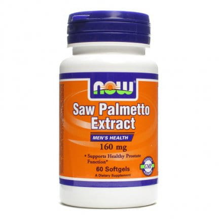Saw Palmetto Extrait de Saw Palmetto 160 mg 60 gélules NOW FOODS