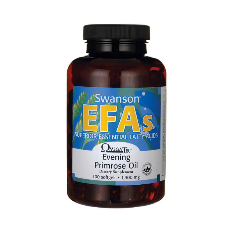 Huile d'onagre huile d'onagre efas 1300mg 100 gélules SWANSON