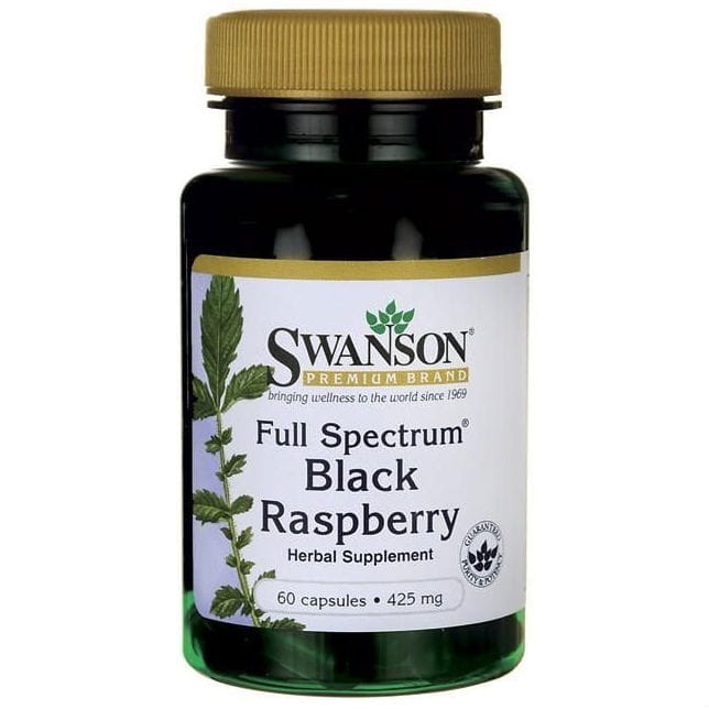 Framboise noire à spectre complet framboise noire 425mg 60 gélules SWANSON