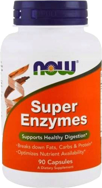 Super enzim 90 kapsul NOW FOODS
