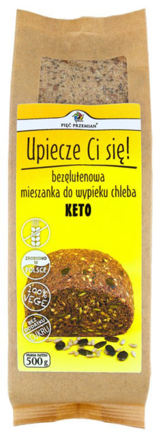 Campuran untuk memasak roti keto tanpa gluten 500g CINQ CHANGEMENTS