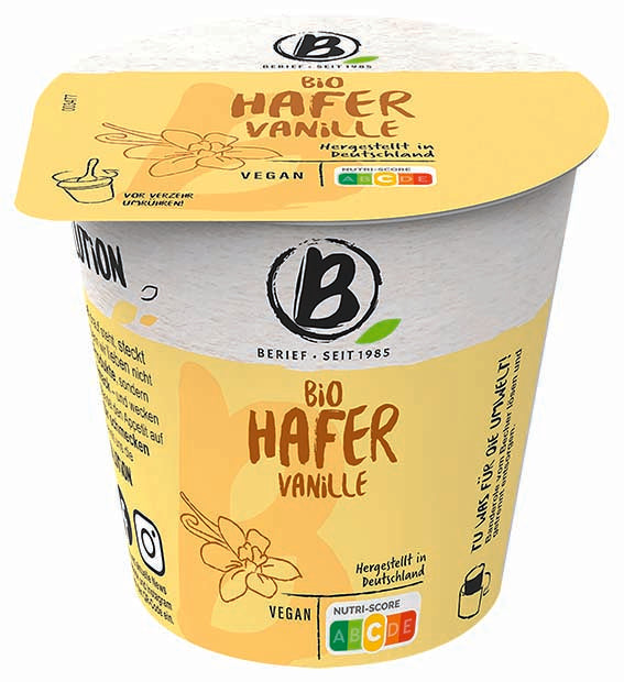 Produit d'avoine vanille BIO 150 g - BERIEF