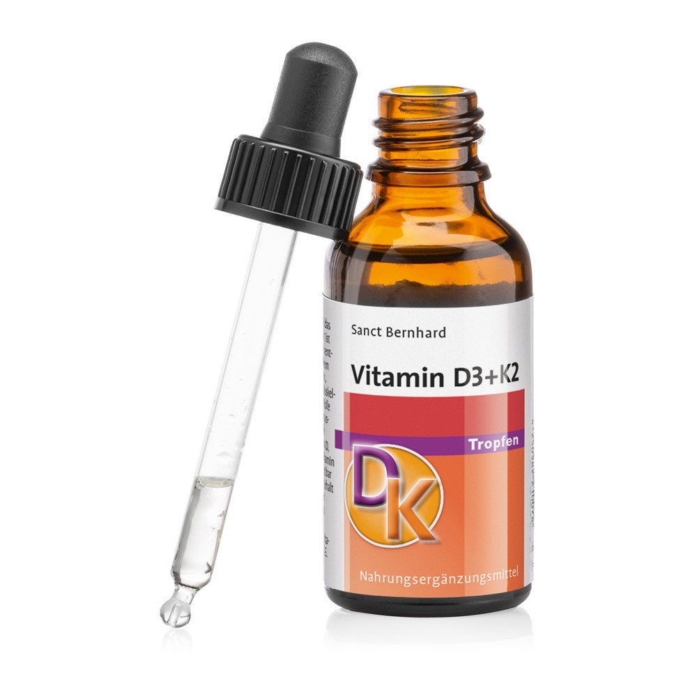 KRAUTERHAUS SANCT BERNHARD Vitamíny D3 + K2 v kapkách, s MCT olejem (30 ml)