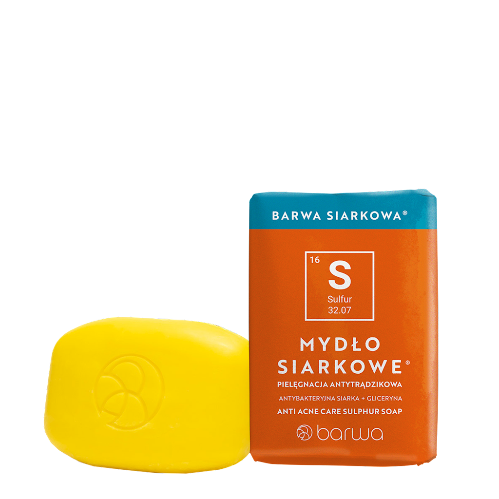 Savon med svovl i 100g terninger BARWA