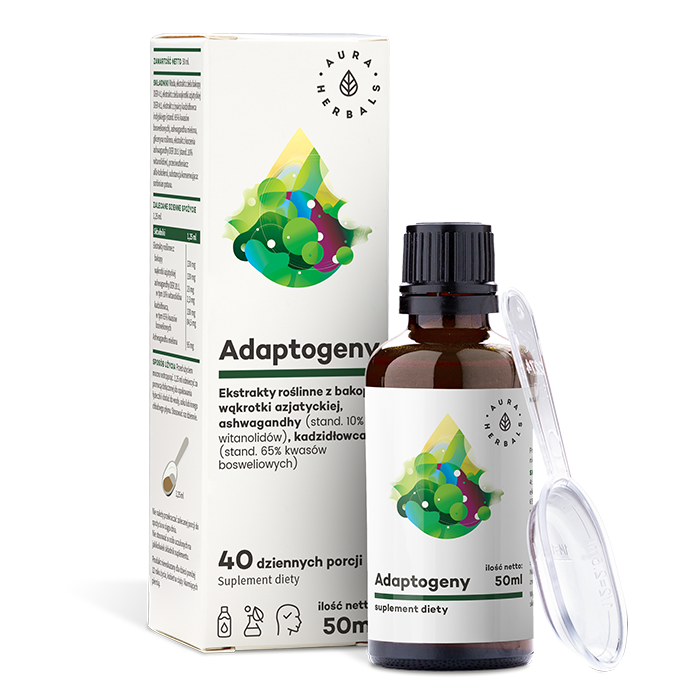 Adaptógenos - incienso ombú ashwagandha - líquido 50ml AURA HERBALS