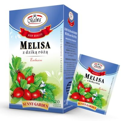 जंगली गुलाब के साथ मेलिसा 20 x 15g मालवा