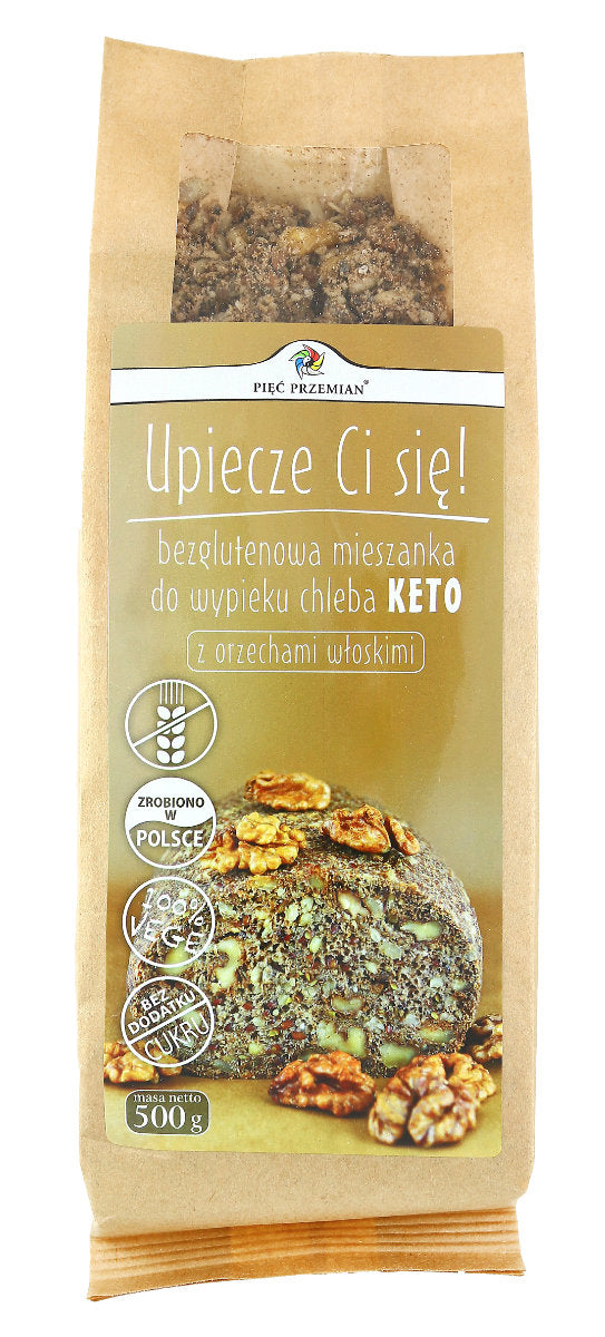 Miscela per pane Keto alle noci senza glutine 500g CINQ CHANGEMENTS