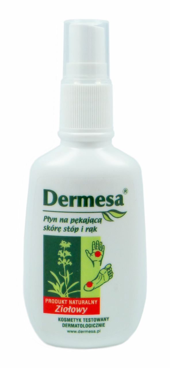 DERMESA liquide pour la peau craquelée des pieds et des mains 65ml