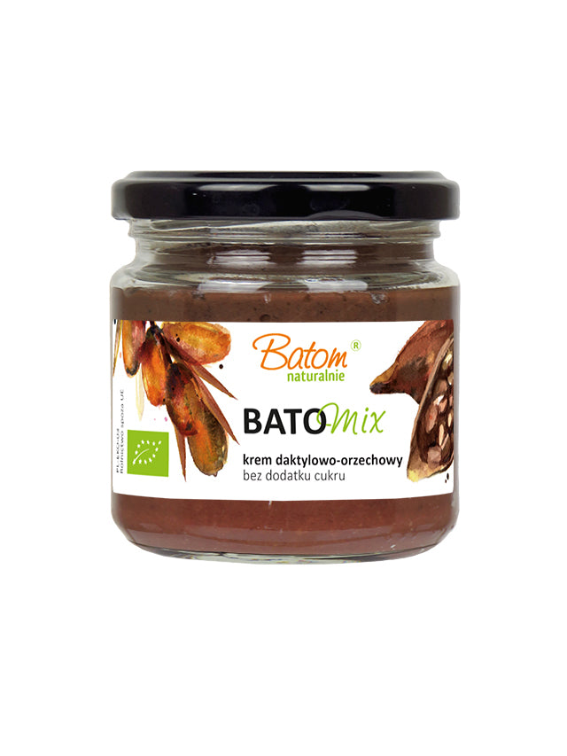 Crema di datteri e cacao con nocciole BIO 200 g - BATOM