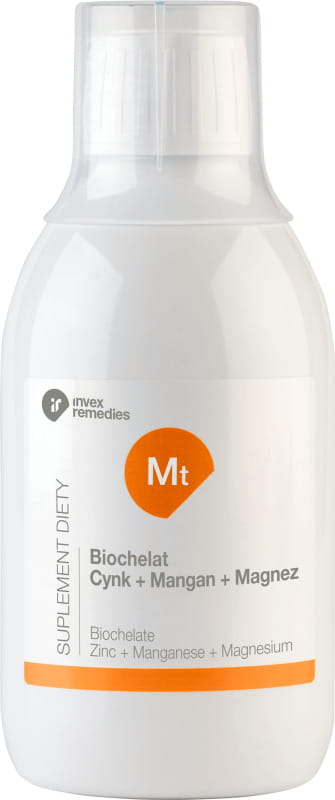 Biochelat Zinc + Manganèse + Magnésium 300 ml Invex Remedies DDM: 11-2026