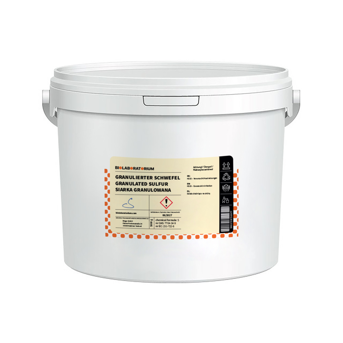 Síra granulovaná 5 kg BIOLABORATORIUM