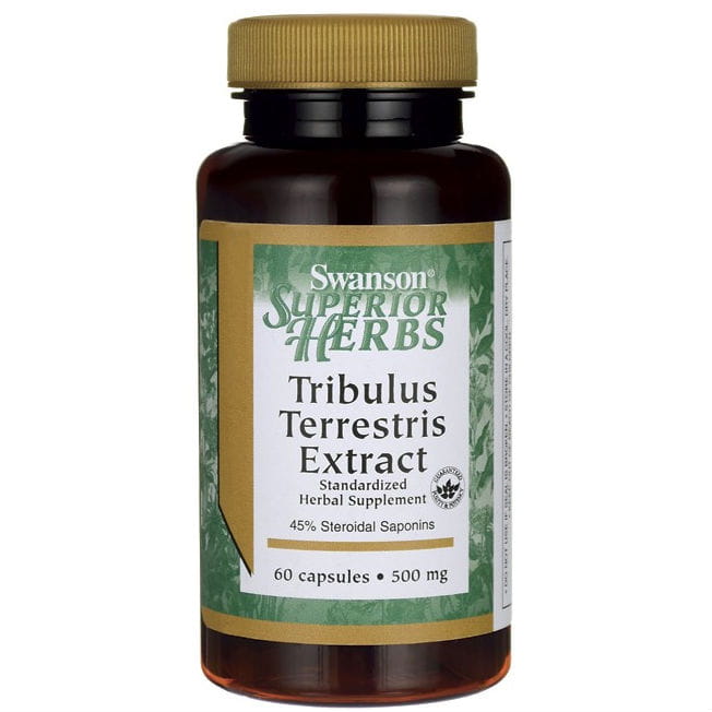 Tribulus terrestris extrait standardisé de tribulus terrestris 500mg 60 gélules de SWANSON