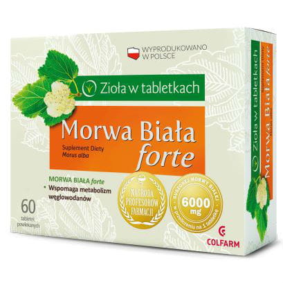 Mûrier blanc FORTE 6000mg 60 comprimés COLFARM