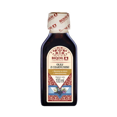 Huile de cumin noir issue de cumin noir, pressée à froid, non raffinée 100ml BIOOIL