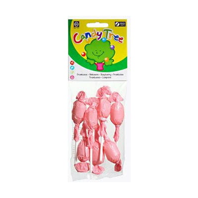 Sucettes rondes sans gluten saveur framboise BIO (7 x 10 g) - CANDY TREE