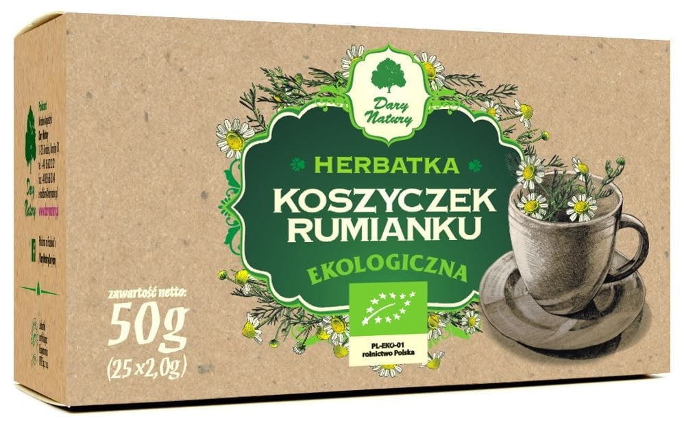 Tisane à la camomille BIO (25 x 25 g) - CADEAUX DE LA NATURE