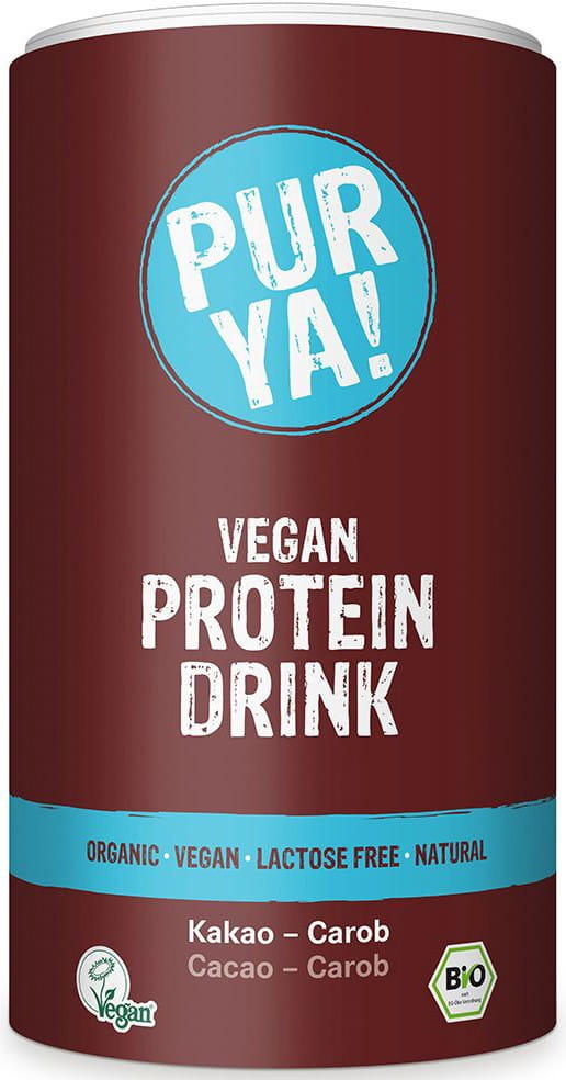 Boisson protéinée au cacao et caroube en poudre BIO 550 g - PUR YA!