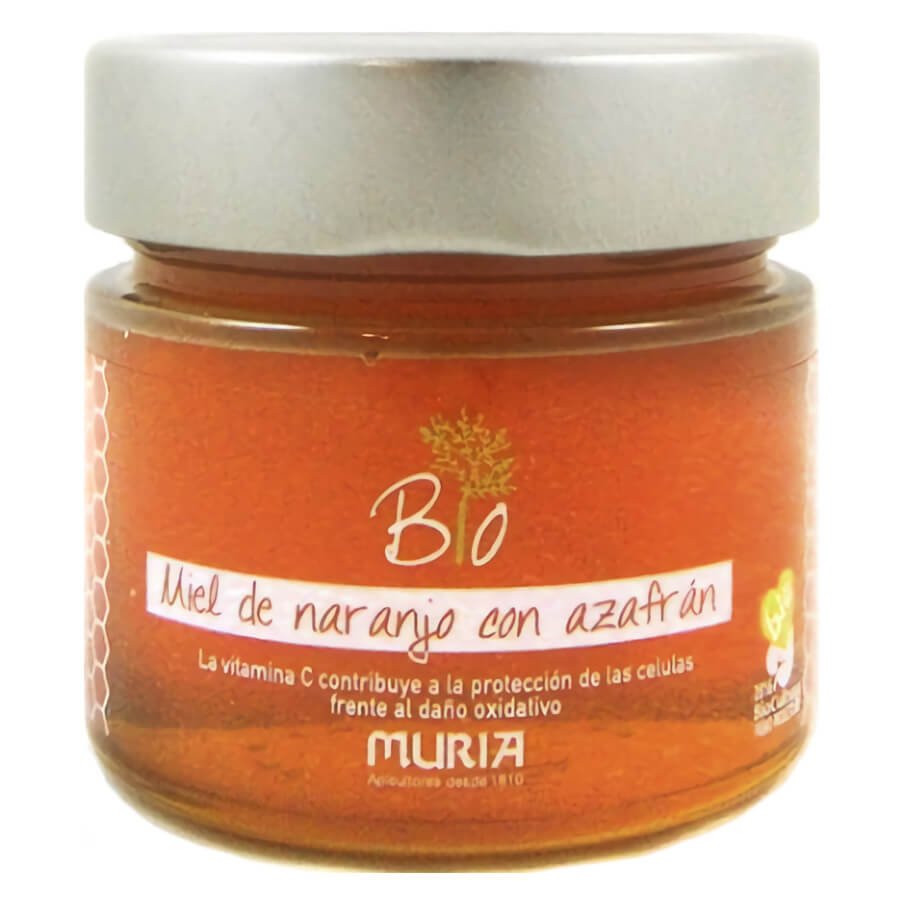 Miel d'oranger au safran et acérola BIO 250 g - MURIA