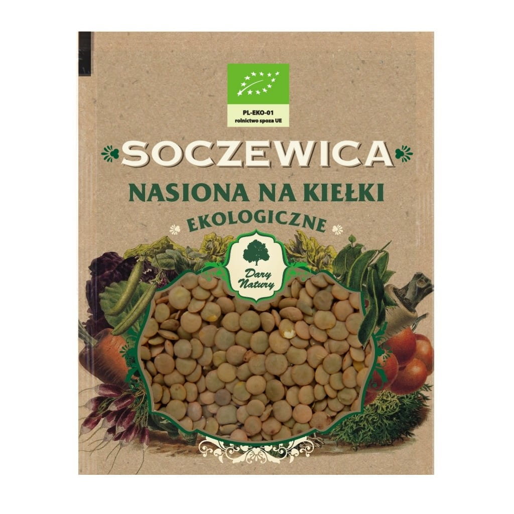 Graines de lentilles BIO à germer 50 g - CADEAUX DE LA NATURE
