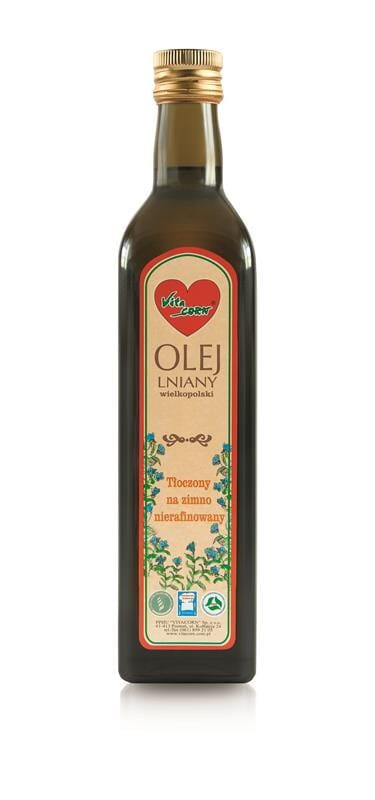Huile de lin Grande Pologne 500 ml VITACORN