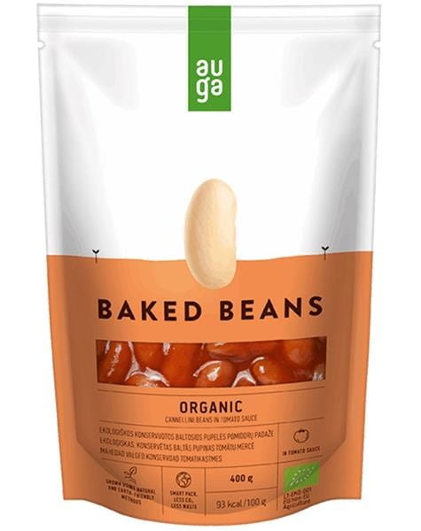 Haricots cannellini à la sauce tomate BIO 400 g AUGA