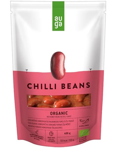 Haricots rouges sauce chili BIO 400 g AUGA