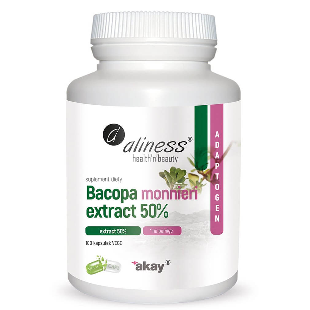 Bakopa extrait 50% bacopa monnieri 100 gélules végé caps ALINESS