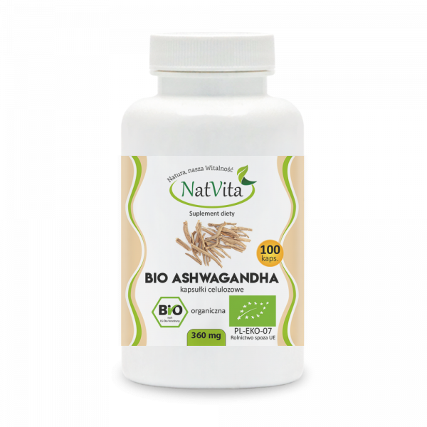 Ashwagandha BIO 360mg 100 gélules NATVITA