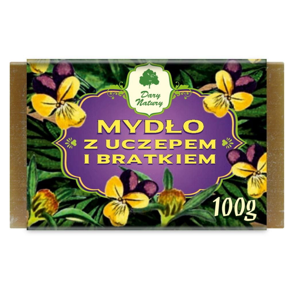 Savon au crochet et pensée 100 g - CADEAUX DE LA NATURE